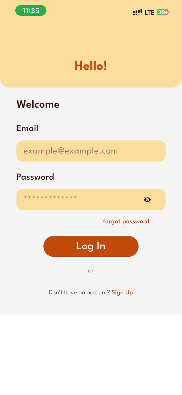Campus Depo login screen